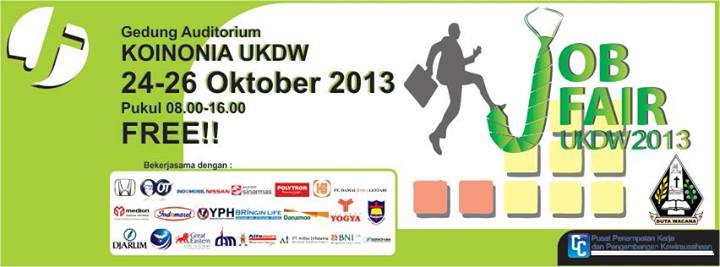 jobfair universitas kristen duta wacana (ukdw) 24-26 oktober 2013