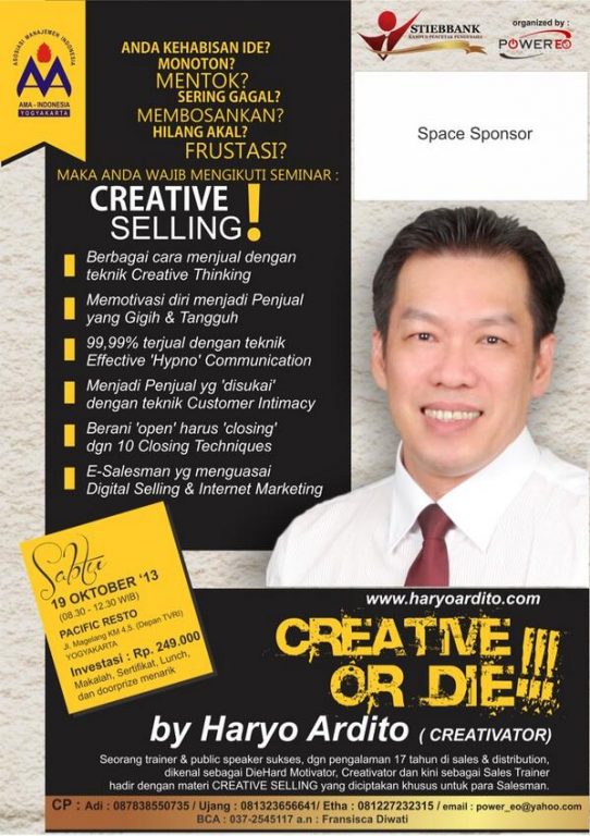 seminar creative selling
