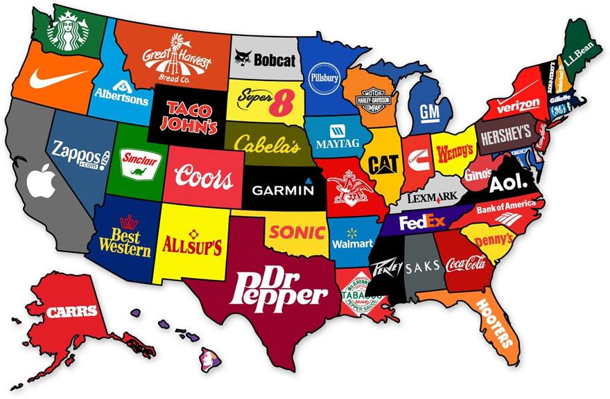 Brand Merk yang Paling Terkenal di Amerika Serikat