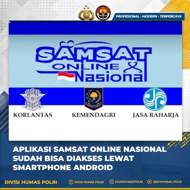 Aplikasi Samsat Online Nasional Sudah Bisa Diakses Lewat ...