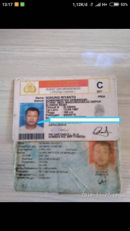 Penemuan Dompet Atas Nama Nunung Riyanto