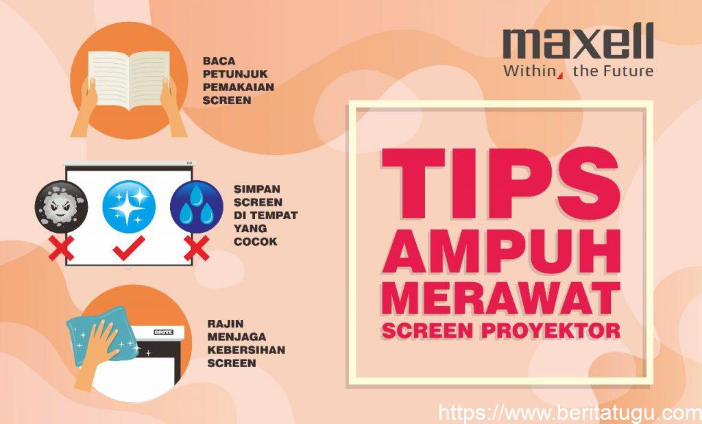 3 Tips Ampuh Merawat Screen Proyektor