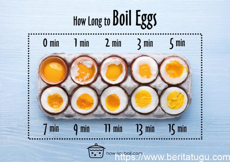 Cara Merebus Telur Dengan Kematangan Tertentu