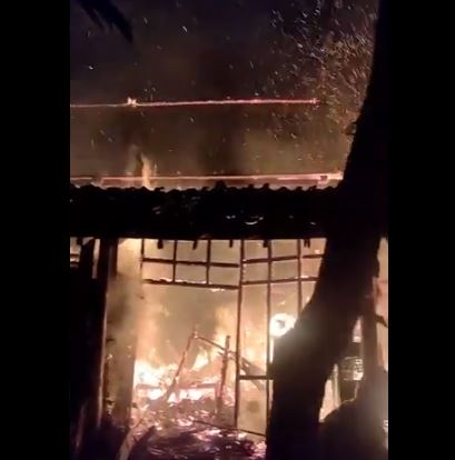 Terjadi Kebakaran Rumah di Kedawung, Kecamatan Ngablak, Kabupaten Magelang pada Hari Senin, 18 Oktober 2021